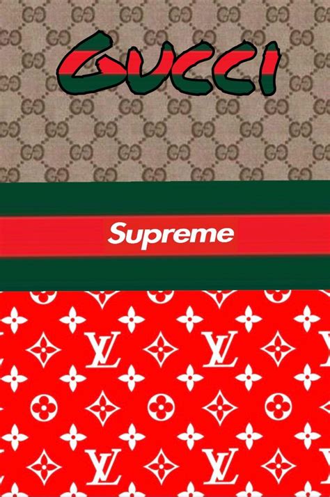 gucci louis vuitton supreme wallpaper|Supreme Gucci Wallpapers .